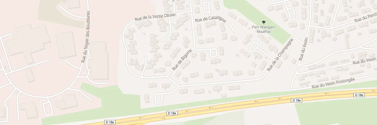 Plan du 7 Rue de Bigorre à Saint-Étienne-du-Rouvray