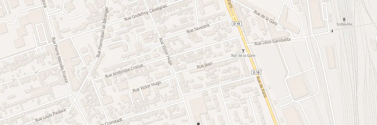 Plan du 36 Rue Jean à Sotteville-lès-Rouen