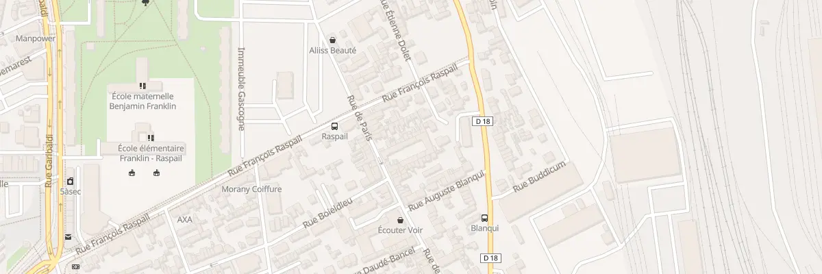 Plan du 185 Rue de Paris à Sotteville-lès-Rouen