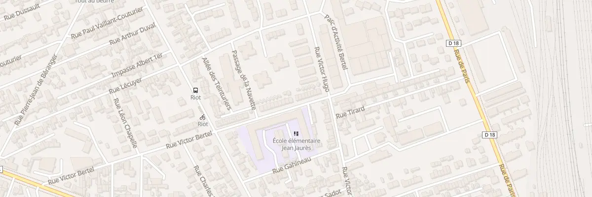 Plan du 16 Rue Victor Bertel à Sotteville-lès-Rouen