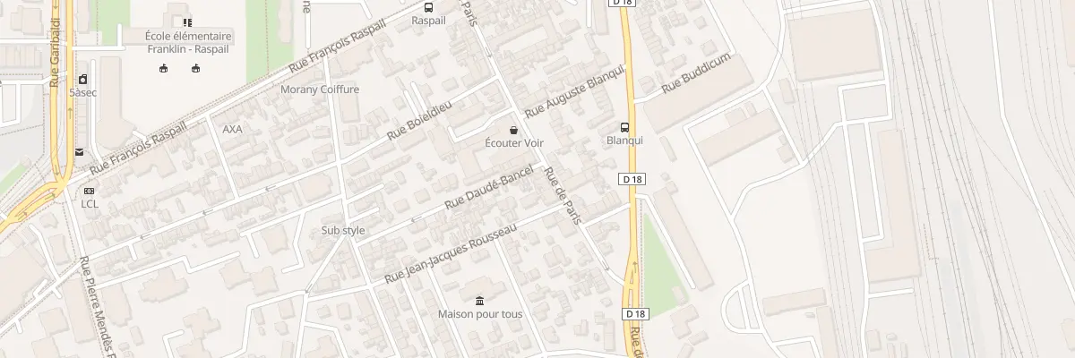 Plan du 282 Rue de Paris à Sotteville-lès-Rouen