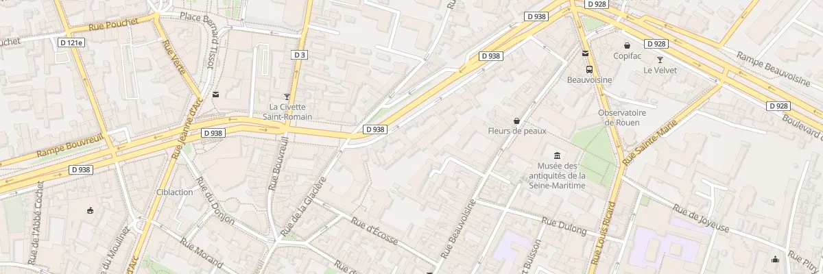 Plan du 161 Bd de l’Yser à Rouen