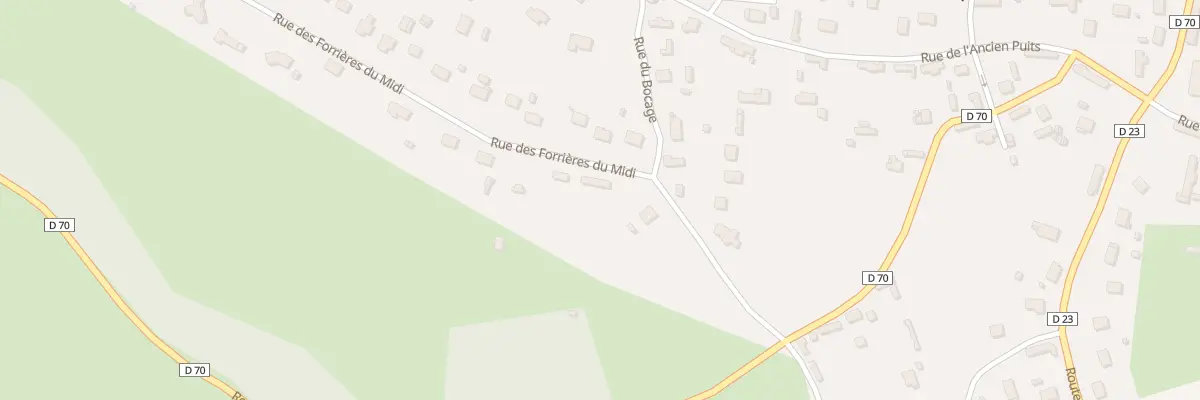 Plan du 23 Rue des Forrieres du Midi à Tourville-sur-Arques