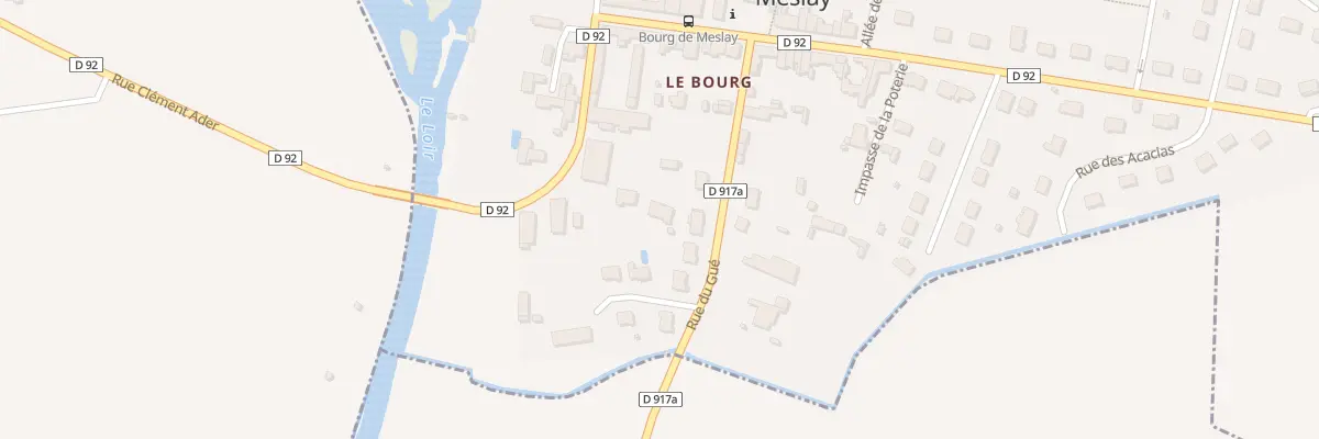 Plan du 4 Rue du Gué à Meslay