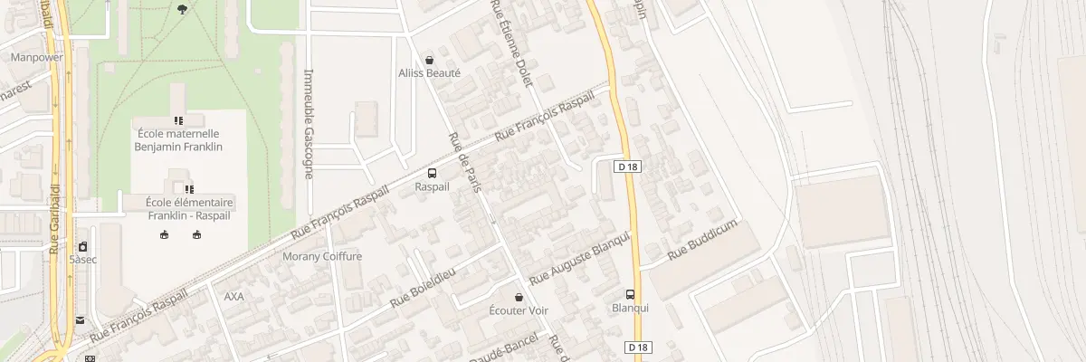 Plan du 181 Rue de Paris à Sotteville-lès-Rouen