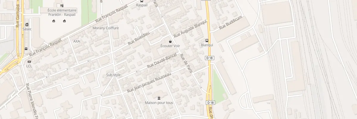 Plan du 284 Rue de Paris à Sotteville-lès-Rouen