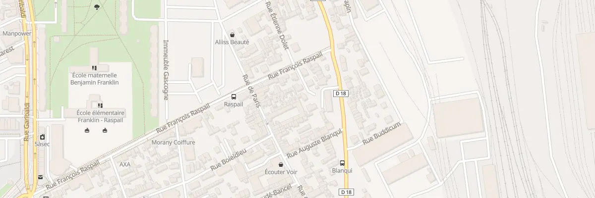 Plan du 179 Rue de Paris à Sotteville-lès-Rouen