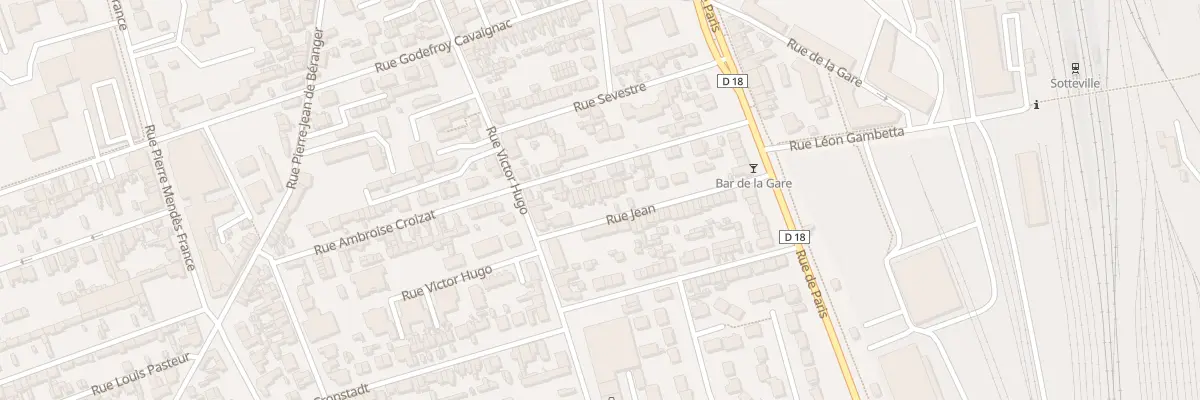 Plan du 28 Rue Jean à Sotteville-lès-Rouen