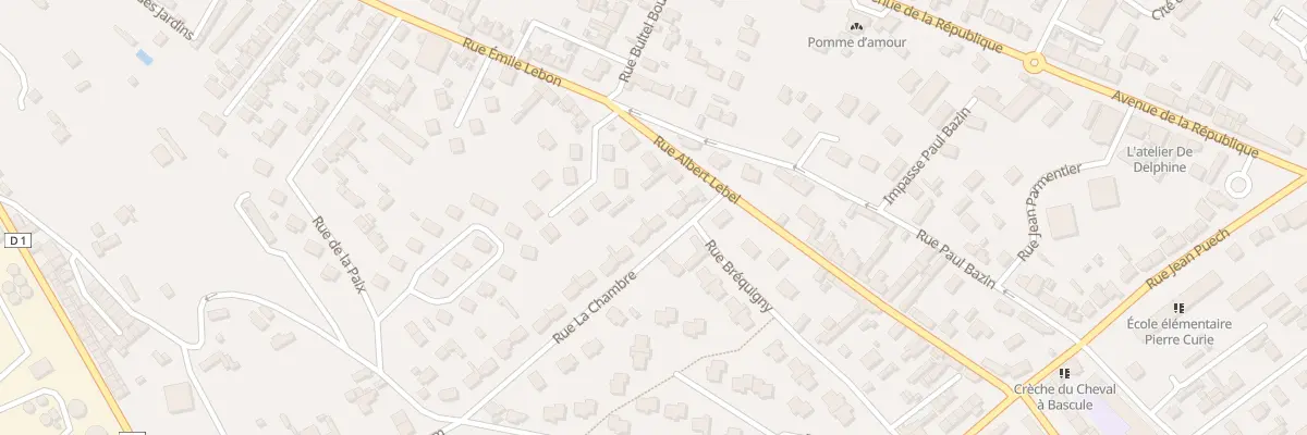 Plan du 4 Rue La Chambre à Dieppe
