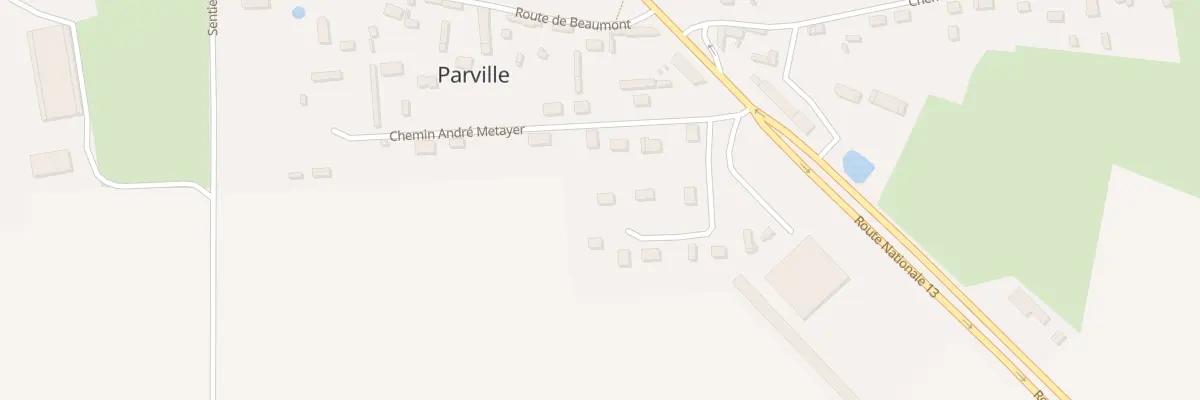 Plan du 3B Parville à Parville