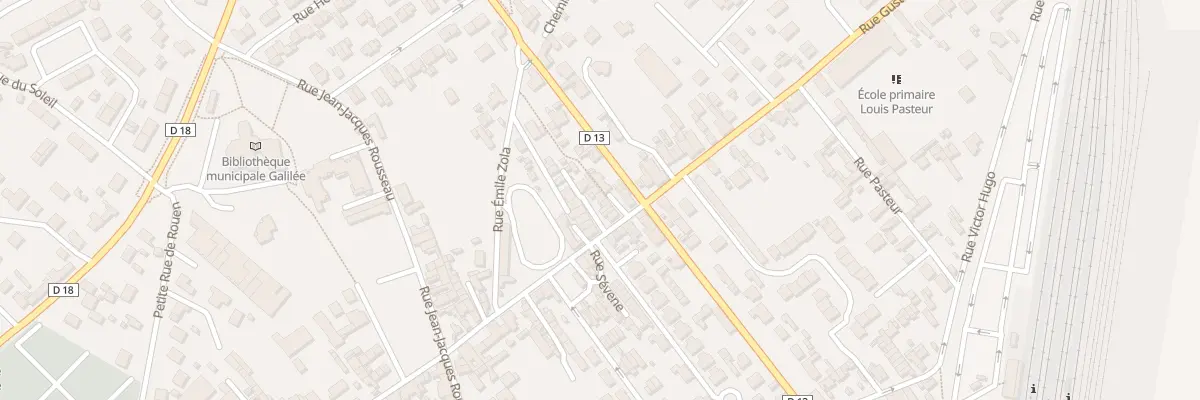 Plan du 63 Rue Sévene à Oissel-sur-Seine