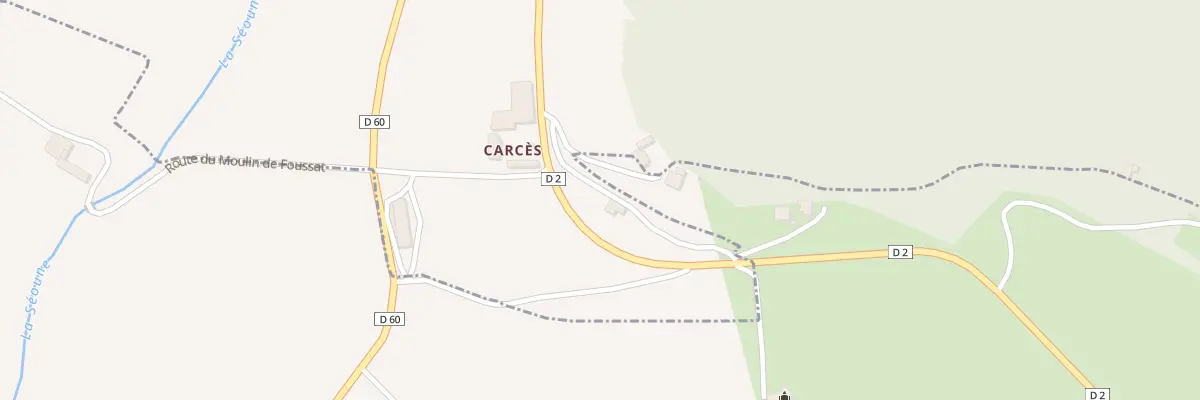Plan du 5009A Carces à Bouloc-en-Quercy