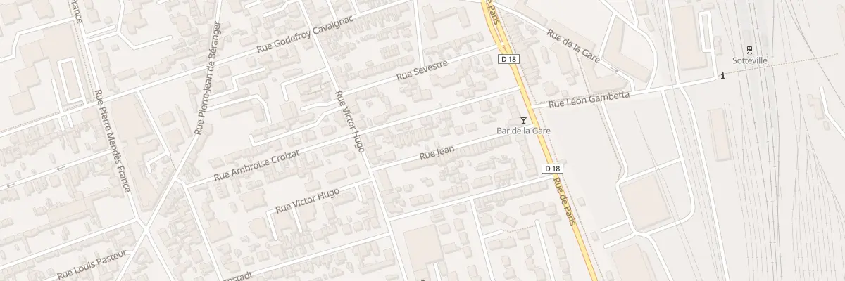 Plan du 24 Rue Jean à Sotteville-lès-Rouen