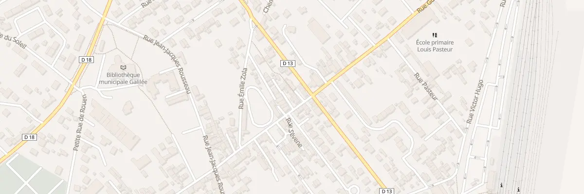 Plan du 61 Rue Sévene à Oissel-sur-Seine