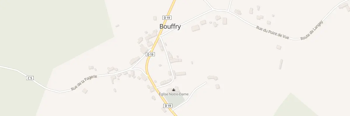 Plan du 6 Rue du Presbytère à Bouffry