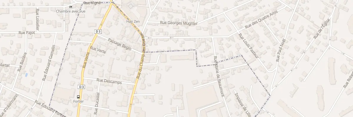 Plan du 128 Rue du Champ des Oiseaux à Rouen