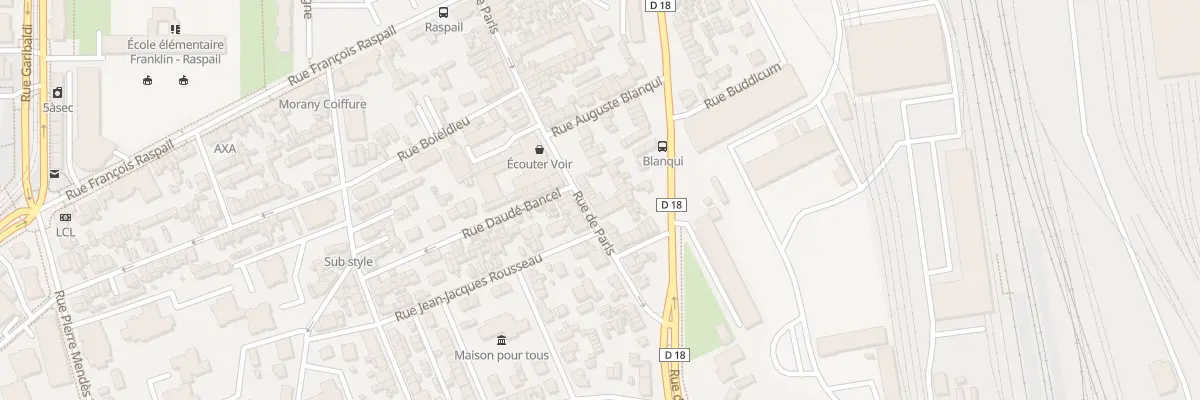 Plan du 291 Rue de Paris à Sotteville-lès-Rouen