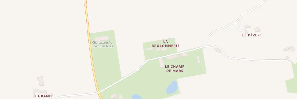 Plan du 7 Le Champ de Mars à Frazé