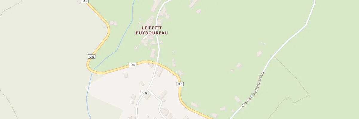 Plan du 5254 Le Petit Puy Bouraud Est à Vaulry
