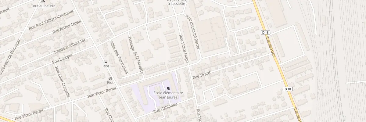 Plan du 2 Rue Victor Bertel à Sotteville-lès-Rouen