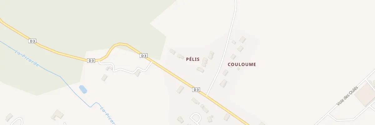 Plan du 5157 Pelis à Comberouger