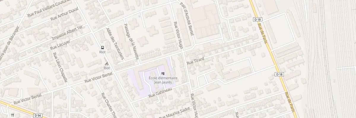 Plan du 374 Rue Victor Hugo à Sotteville-lès-Rouen
