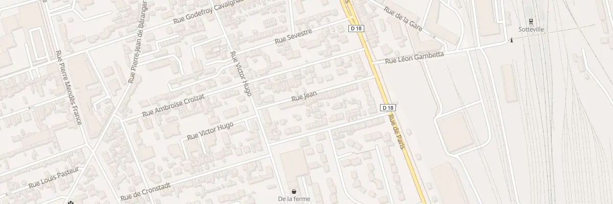 Plan du 35 Rue Jean à Sotteville-lès-Rouen