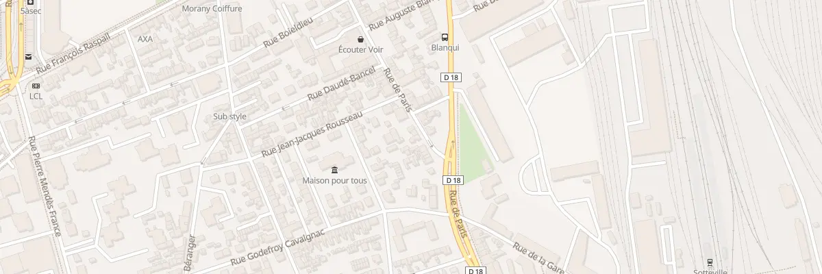 Plan du 358 Rue de Paris à Sotteville-lès-Rouen