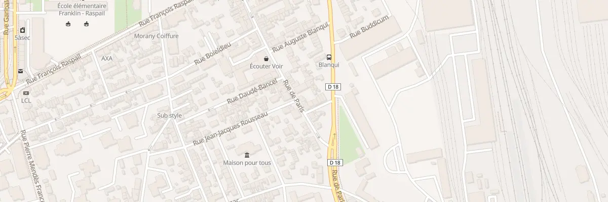 Plan du 313 Rue de Paris à Sotteville-lès-Rouen