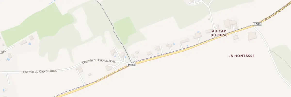 Plan du 77 Rte du Cap du Bosc à Auradé