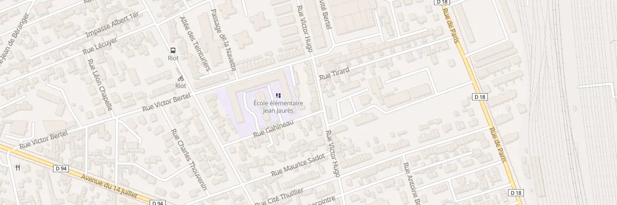Plan du 386 Rue Victor Hugo à Sotteville-lès-Rouen