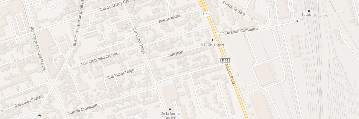 Plan du 33 Rue Jean à Sotteville-lès-Rouen