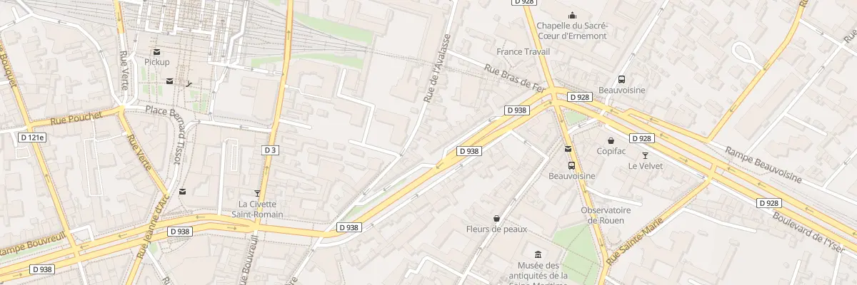 Plan du 64 Bd de l’Yser à Rouen