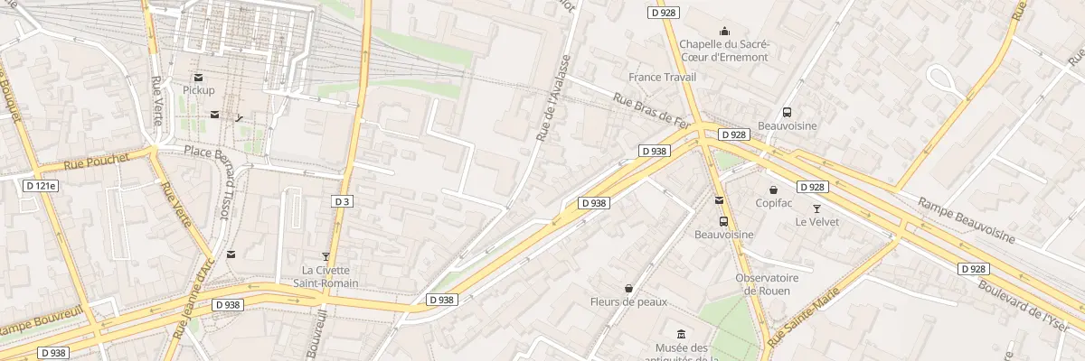 Plan du 14 Rue de l’Avalasse à Rouen