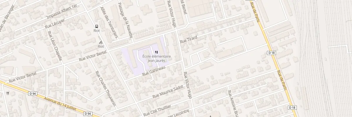 Plan du 390 Rue Victor Hugo à Sotteville-lès-Rouen