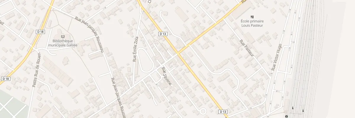 Plan du 96 Rue Sévene à Oissel-sur-Seine