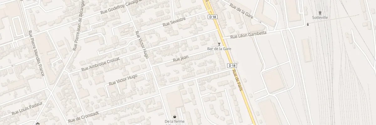 Plan du 29 Rue Jean à Sotteville-lès-Rouen