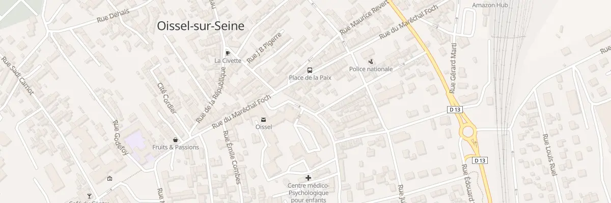 Plan du 94 Rue de la Paix à Oissel-sur-Seine