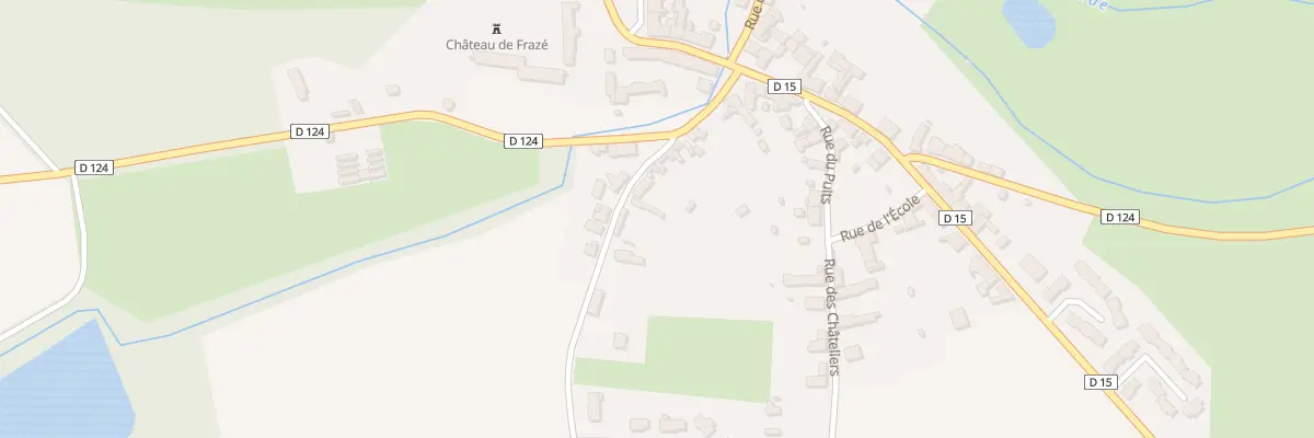 Plan du 2A Pl du Château à Frazé