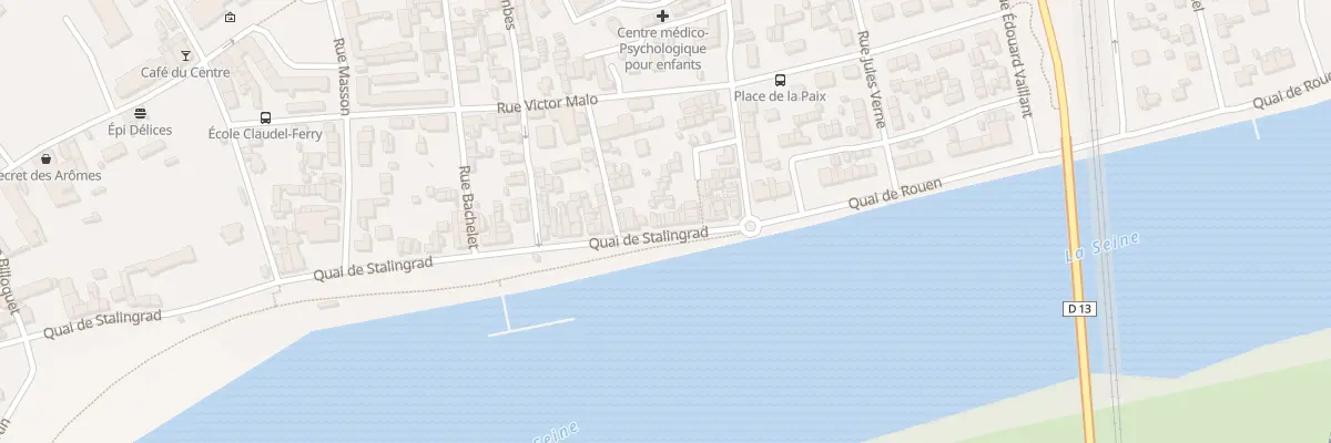 Plan du 133B Quai de Stalingrad à Oissel-sur-Seine