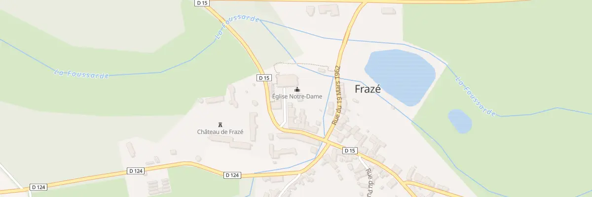 Plan du 3 Pl du Château à Frazé