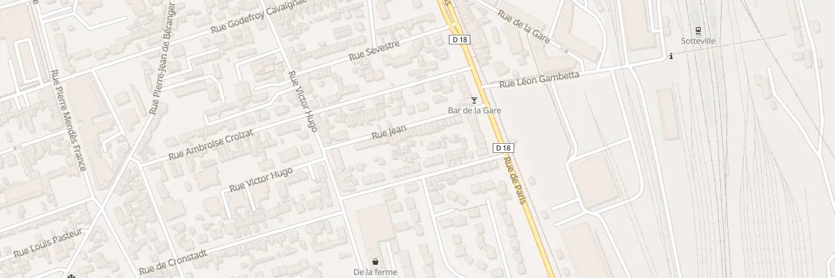 Plan du 23 Rue Jean à Sotteville-lès-Rouen