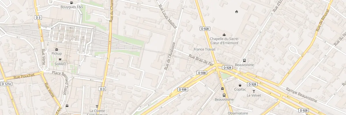 Plan du 26B Rue de l’Avalasse à Rouen