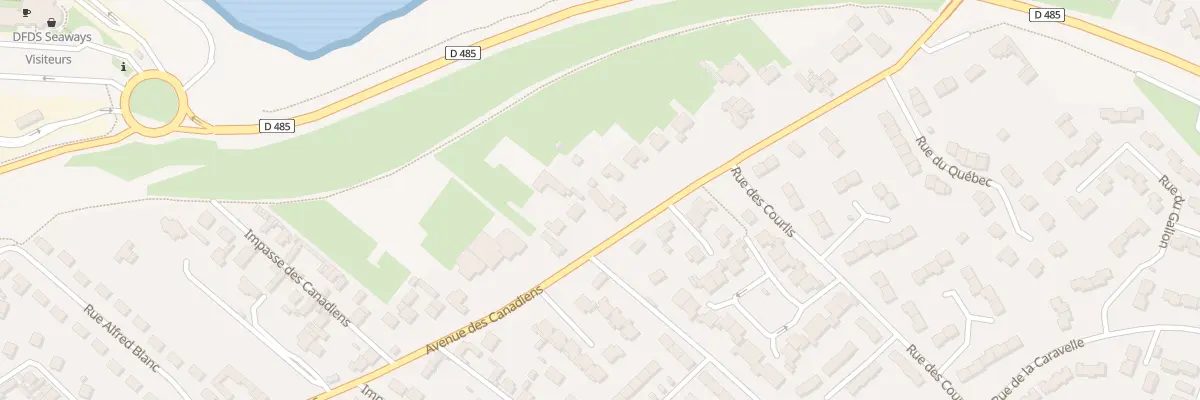 Plan du 35 Av des Canadiens à Dieppe