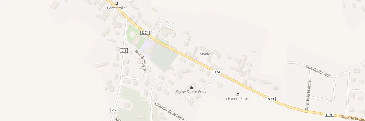 Plan du 4 Rue de la Libération aux Baux-Sainte-Croix