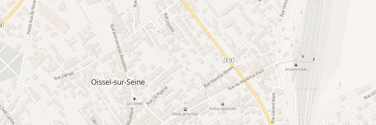Plan du 11 Rue Max Pol Fouchet à Oissel-sur-Seine