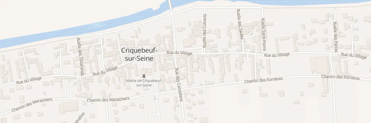 Plan du 11 Cour des Soeurs à Criquebeuf-sur-Seine