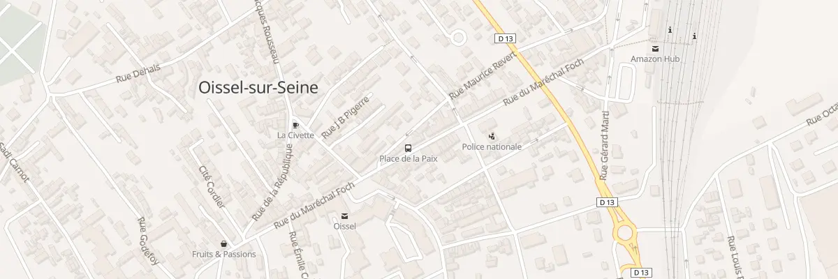 Plan du 6B Rue Maurice Revert à Oissel-sur-Seine