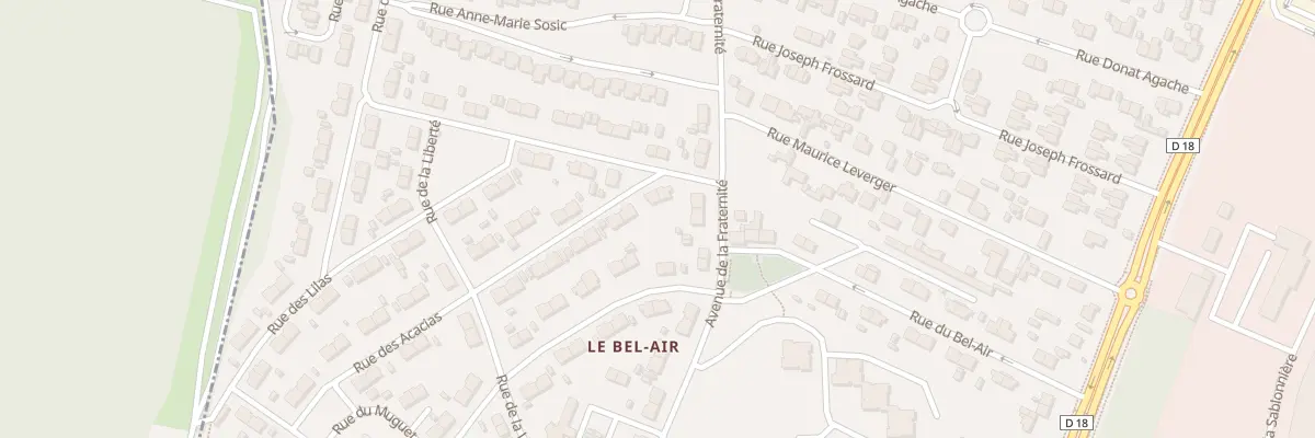 Plan du 3 Rue des Acacias à Oissel-sur-Seine