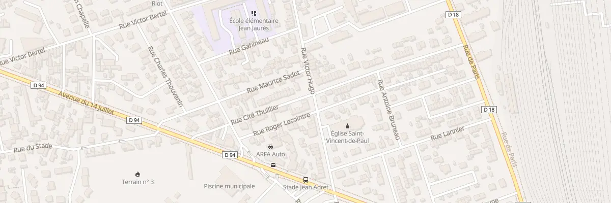 Plan du 43 Rue Cite Thuillier à Sotteville-lès-Rouen